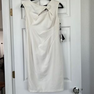 NWT Adrianna Papell White Sheath Dress Size 6